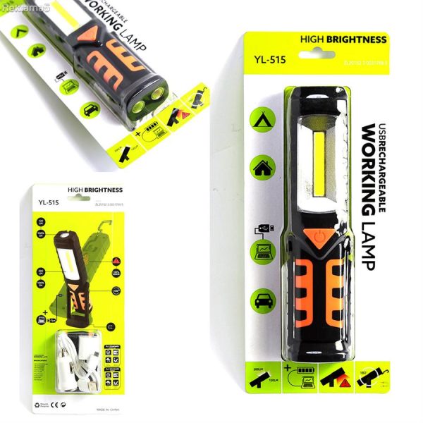 LAMPE DE TRAVAIL RECHARGEABLE USB YL-515 – Image 2