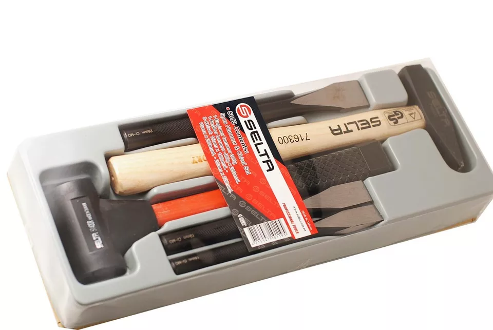 JEU DE 5 MARTEAUX ET BURINS SELTA-5053