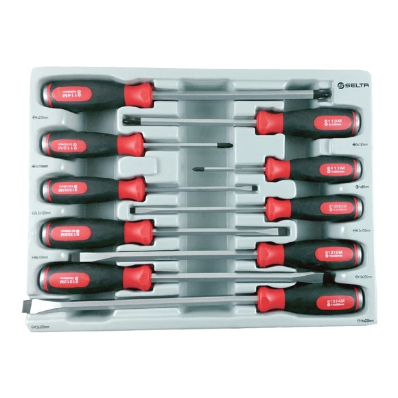 JEU DE 10 TOURNEVIS A FRAPPER SELTA - 7010