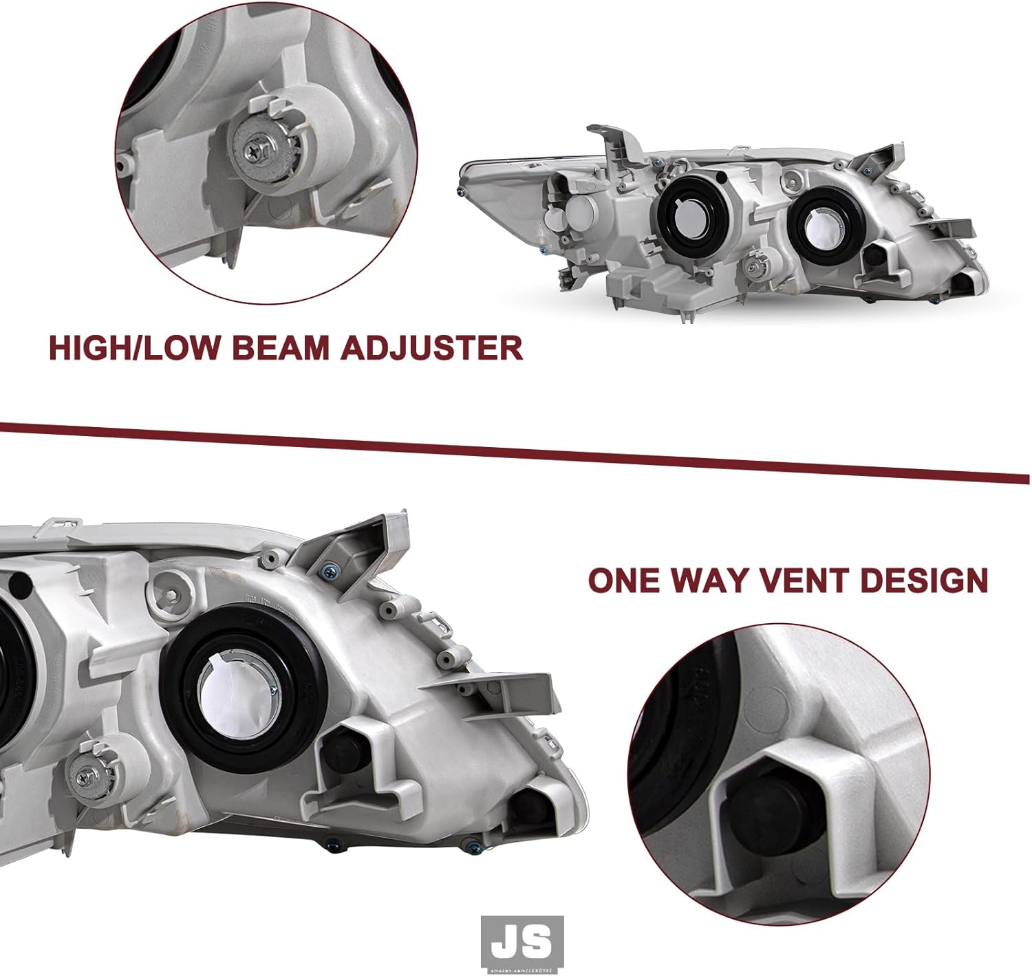 PHARE AVANT POUR TOYOTA CAMRY 2007-2009-SET DE 2PCS – Image 6