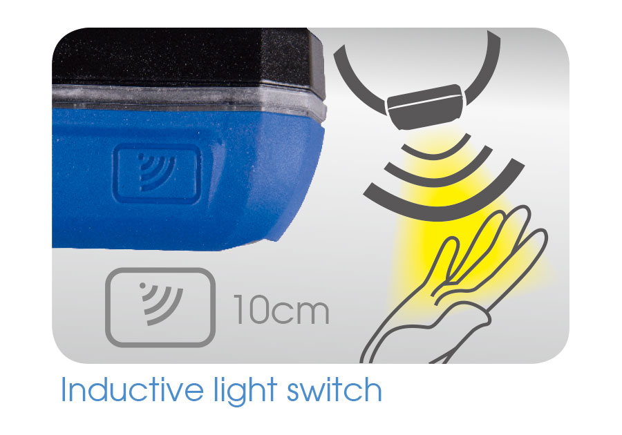 LAMPE FRONTALE INDUCTIVE LED KING TONY 3W COB NO.9TA52 – Image 2