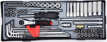 JEU DE 64 OUTIILS COMBINES A DOUILLES  1/4" SELTA - 2565 – Image 3