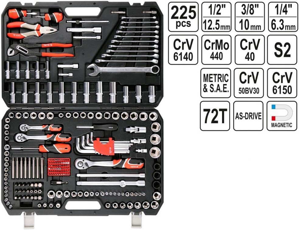 KIT D'OUTILS YATO YT-38941 – Image 2