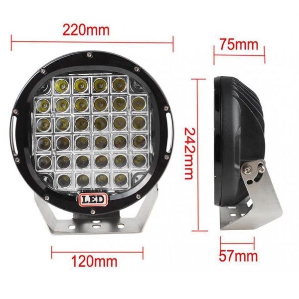 PHARE LED LIWINY 9 POUCES HS396BK – Image 3